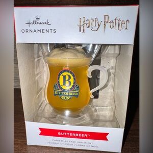 🥰2025 HARRY POTTER Hallmark BUTTERBEER Christmas Ornament Whimsical Mug NEW +BOX